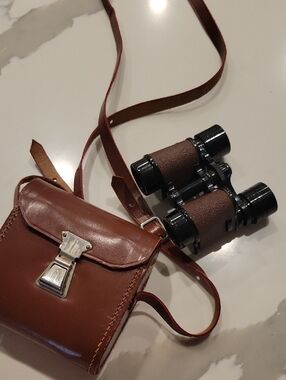 Vintage Binoculars With Case New 20x